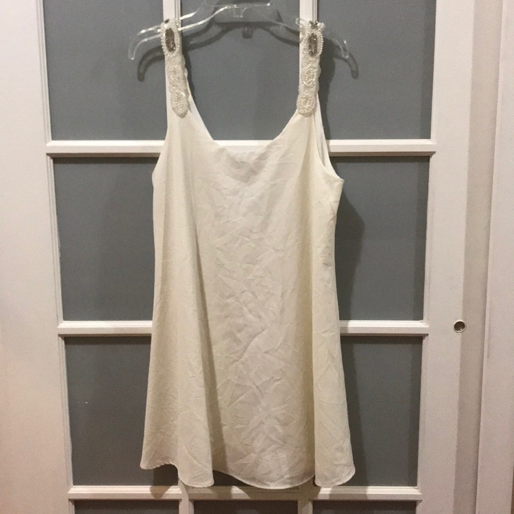 Lulu’s Off-White Mini Dress, Size M
